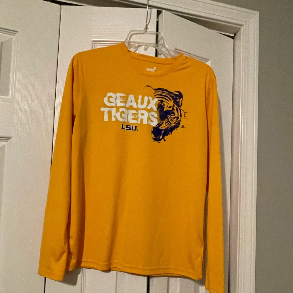 LSU Geaux Tigers XL 100% polyester top